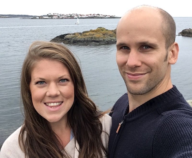 En bild på Henrik och Sanna.